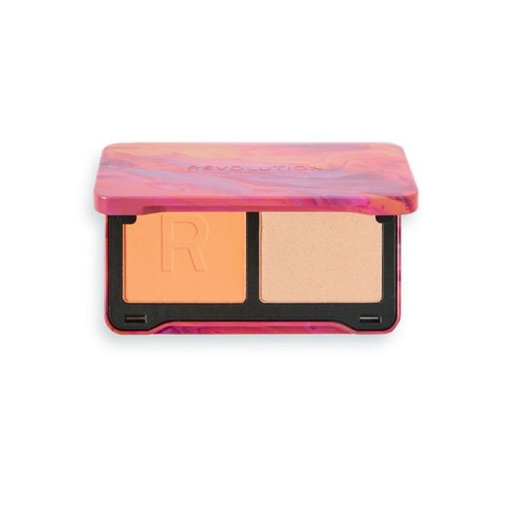 Makeup Revolution Dynamic Face Palette, Scorched Rose